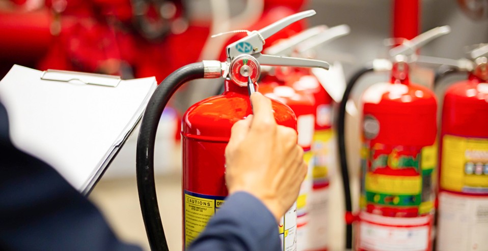 Fire Extinguisher survey inspection and testing