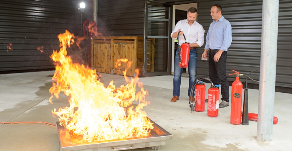 Fire extinguisher training