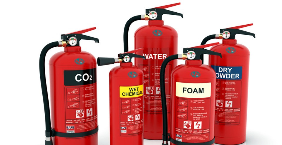 fire extinguishers types
