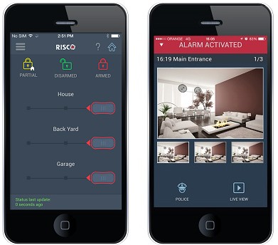 home alarm system mobile app